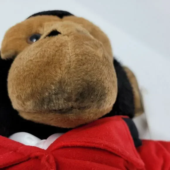 Aurora Plush Tally Ho Monkey Rare Original Circus Stuffed Animal Red Coat Vtg